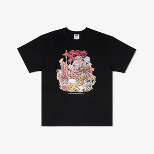BILLIONAIRE BOYS CLUB | BB FLOATING CITY SS TEE { BLACK