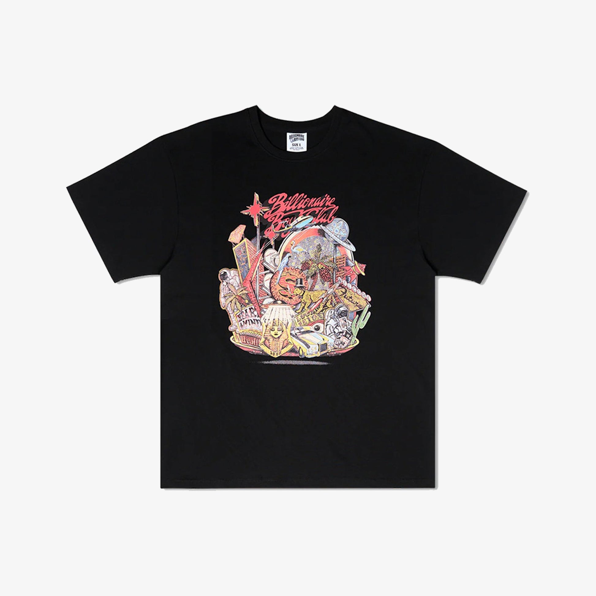 BILLIONAIRE BOYS CLUB | BB FLOATING CITY SS TEE { BLACK