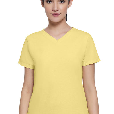 Essential V-neck Tee - Sunshine