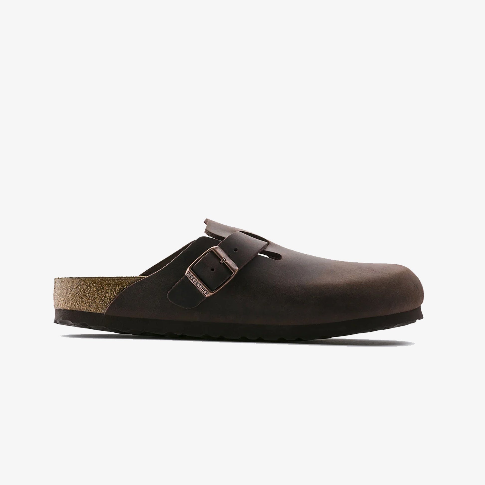 Birkenstock | BOSTON OILED LEATHER  { BROWN/HABANA