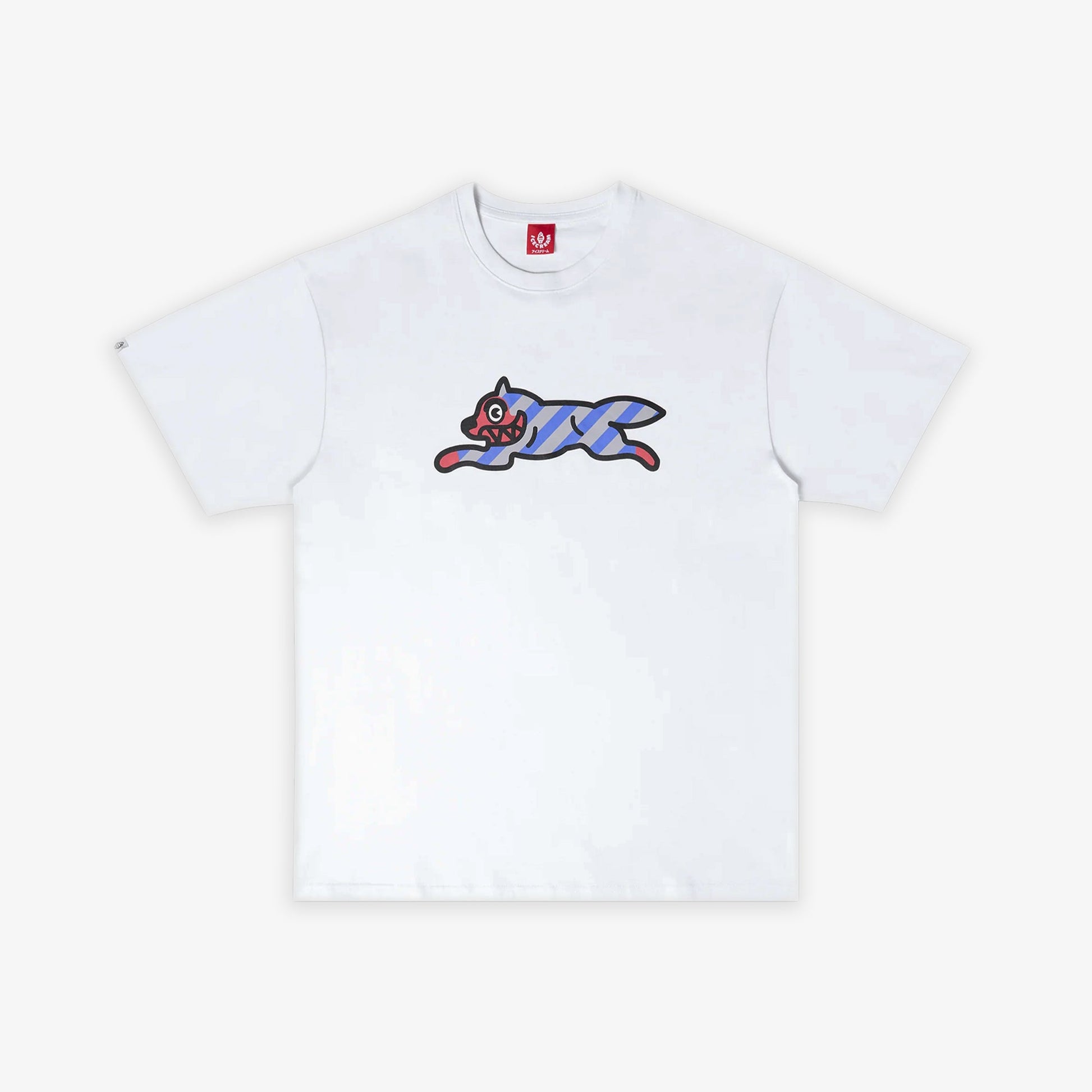 Icecream | YIKES STRIPES S/S TEE { WHITE