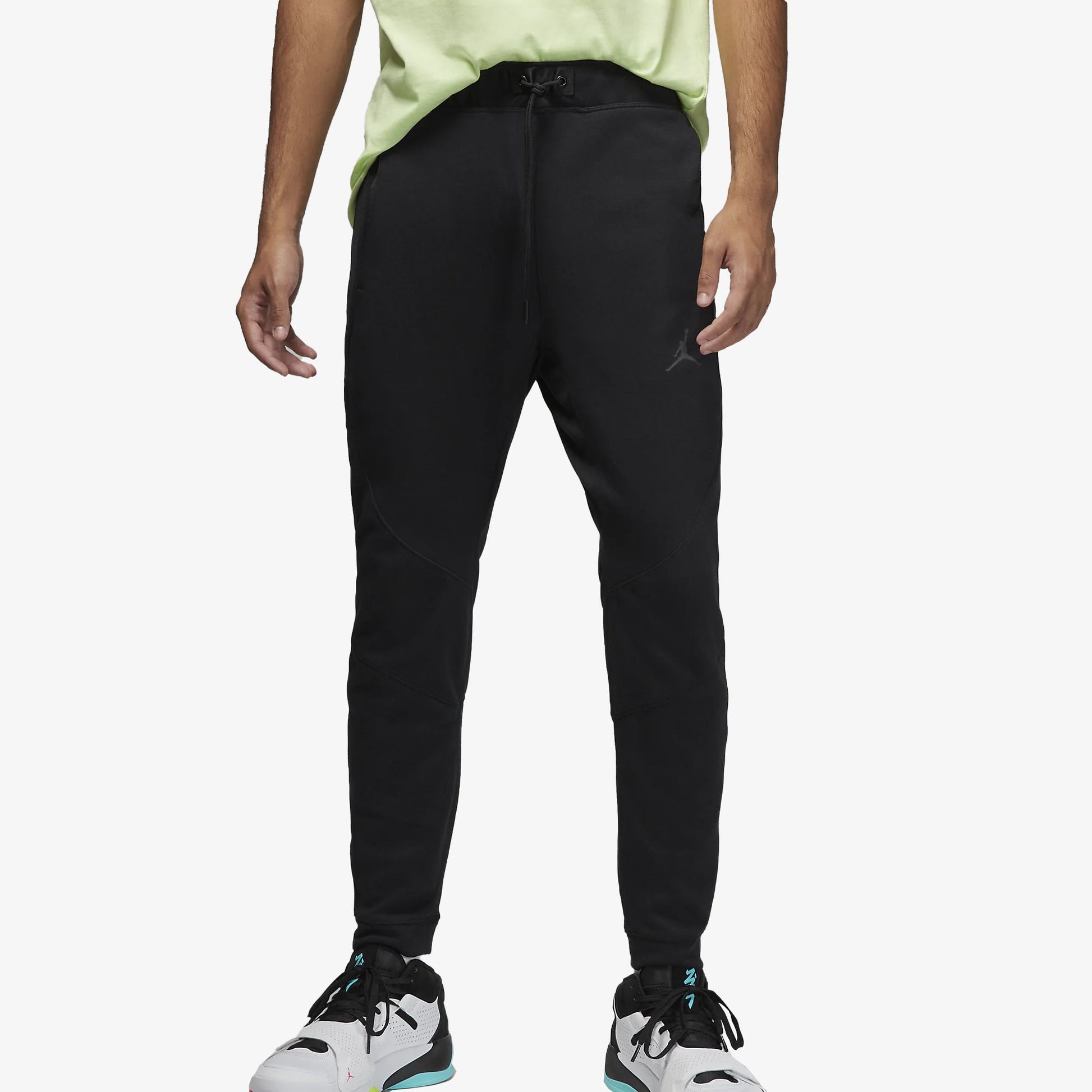 Nike | AIR FLEECE PANTS  { BLACK/BLACK