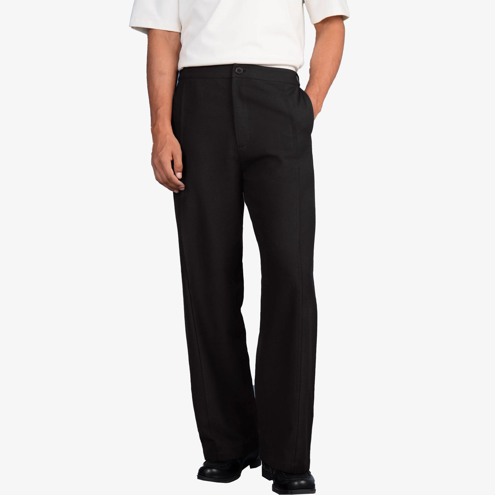 ALMOST GODS | MUNICH LINEN PANTS { BLACK