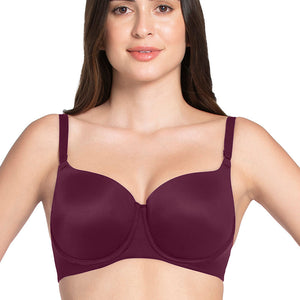 Smooth Moves Padded Wired T-shirt Bra - Purple Potion
