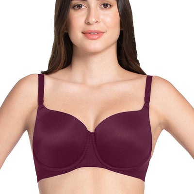 Smooth Moves Padded Wired T-shirt Bra - Purple Potion