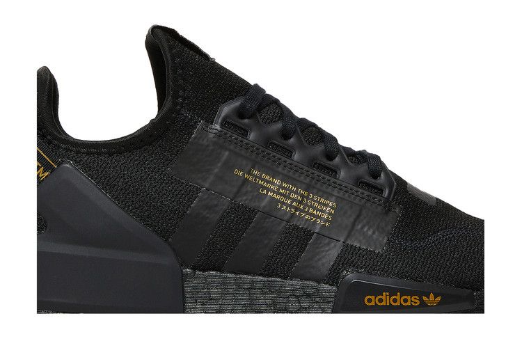 adidas NMD R1 V2 Black Gold Metallic