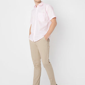 Cotton Linen Half Sleeve Shirt