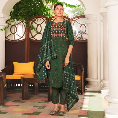 green-floral-printed-pure-cotton-salwar-suit-3