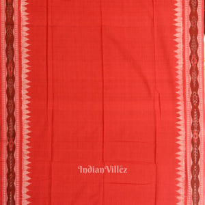 Violet Red Odisha Ikat Sambalpuri Dress Set & Dupatta