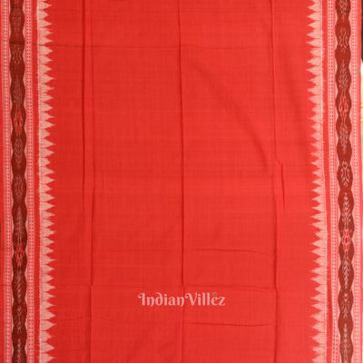 Violet Red Odisha Ikat Sambalpuri Dress Set & Dupatta
