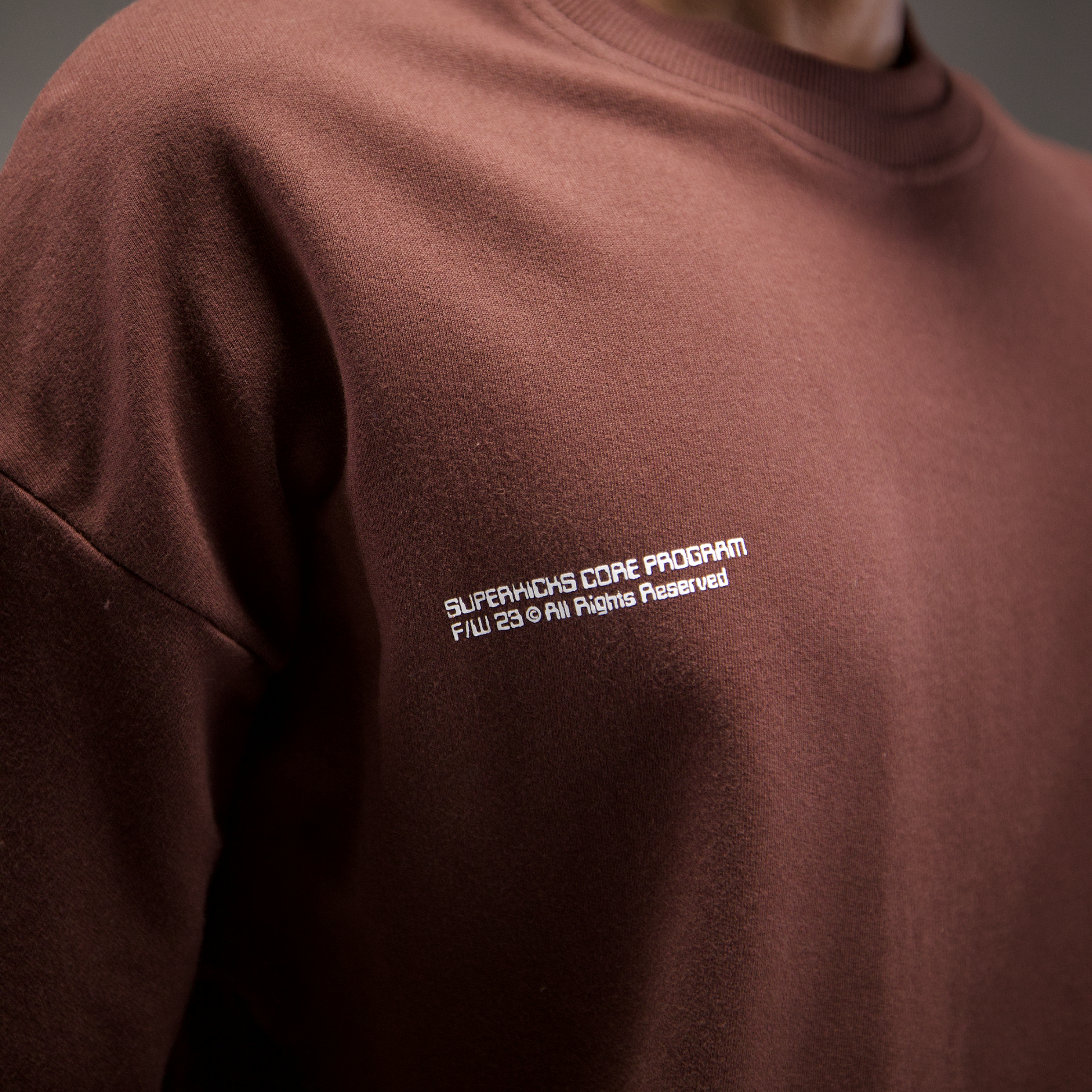 Superkicks | CORE 3.0 UNISEX T-SHIRT { BROWN