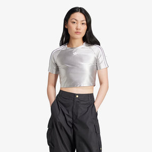 Adidas Originals | ADICOLOR TEAMGEIST BABY TEE { GREY TWO