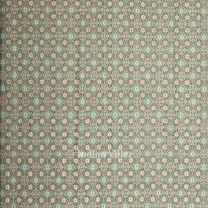 Cement Gray Floral Theme  Sambalpuri Odisha Ikat Cotton Fabric