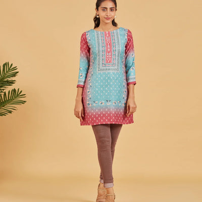 Tanager Turquoise Short Top