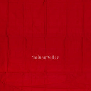 Exclusive Red Bastu Theme Sambalpuri Silk Saree