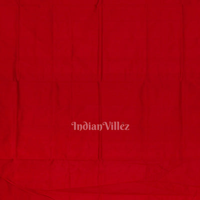 Exclusive Red Bastu Theme Sambalpuri Silk Saree