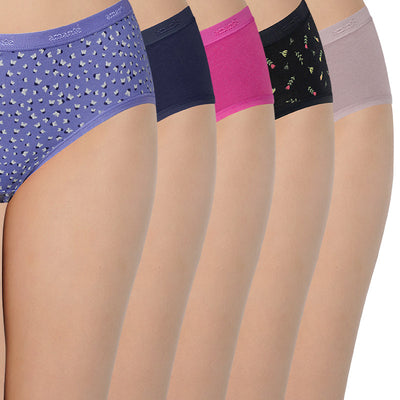 Assorted Low Rise Hipster Panties (Pack of 5)
