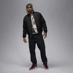JORDAN | AIR JORDAN 1 MID { BLACK/WHITE-GYM RED