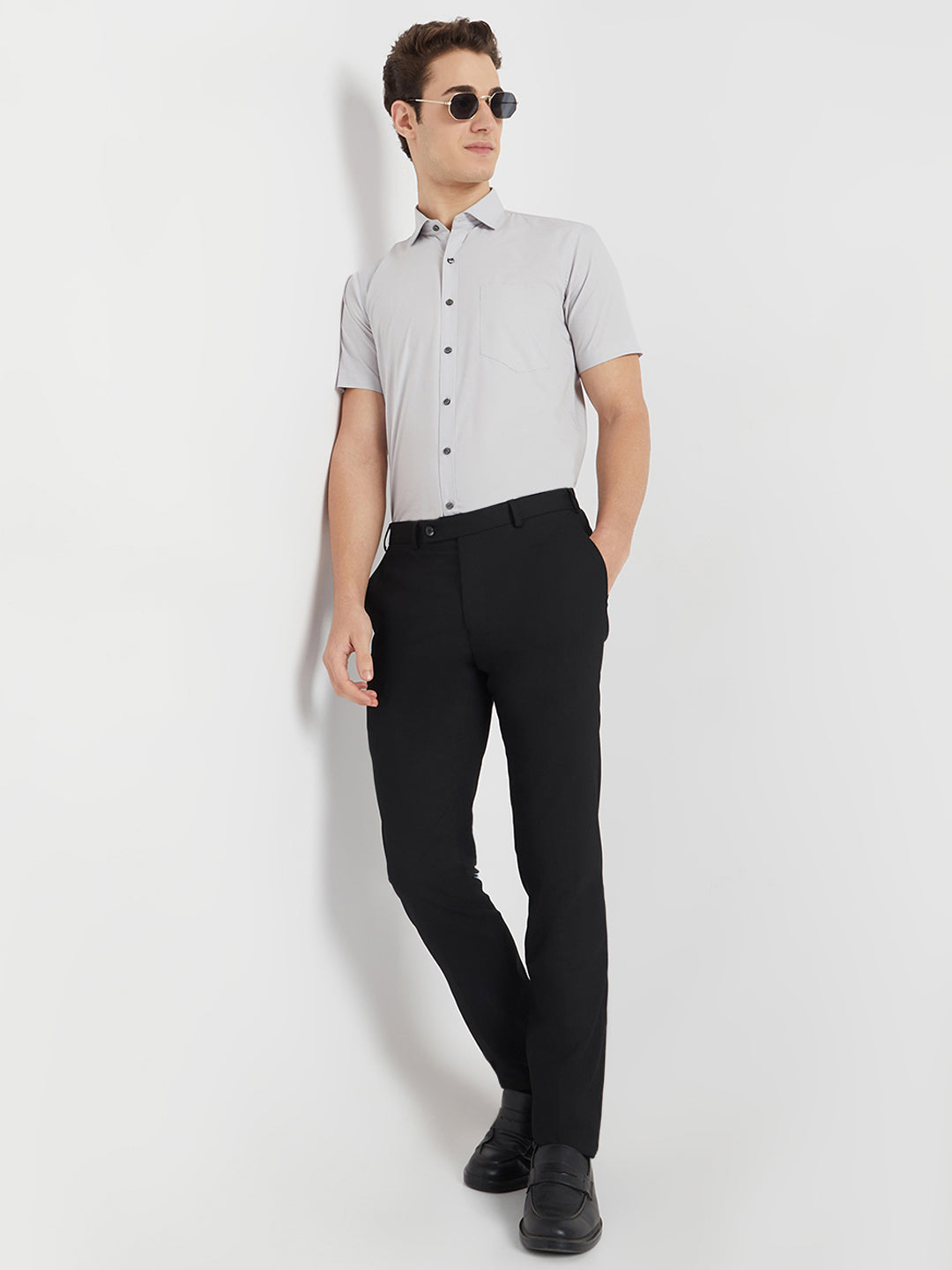 Wrinkle Free Half Sleeve Shirt