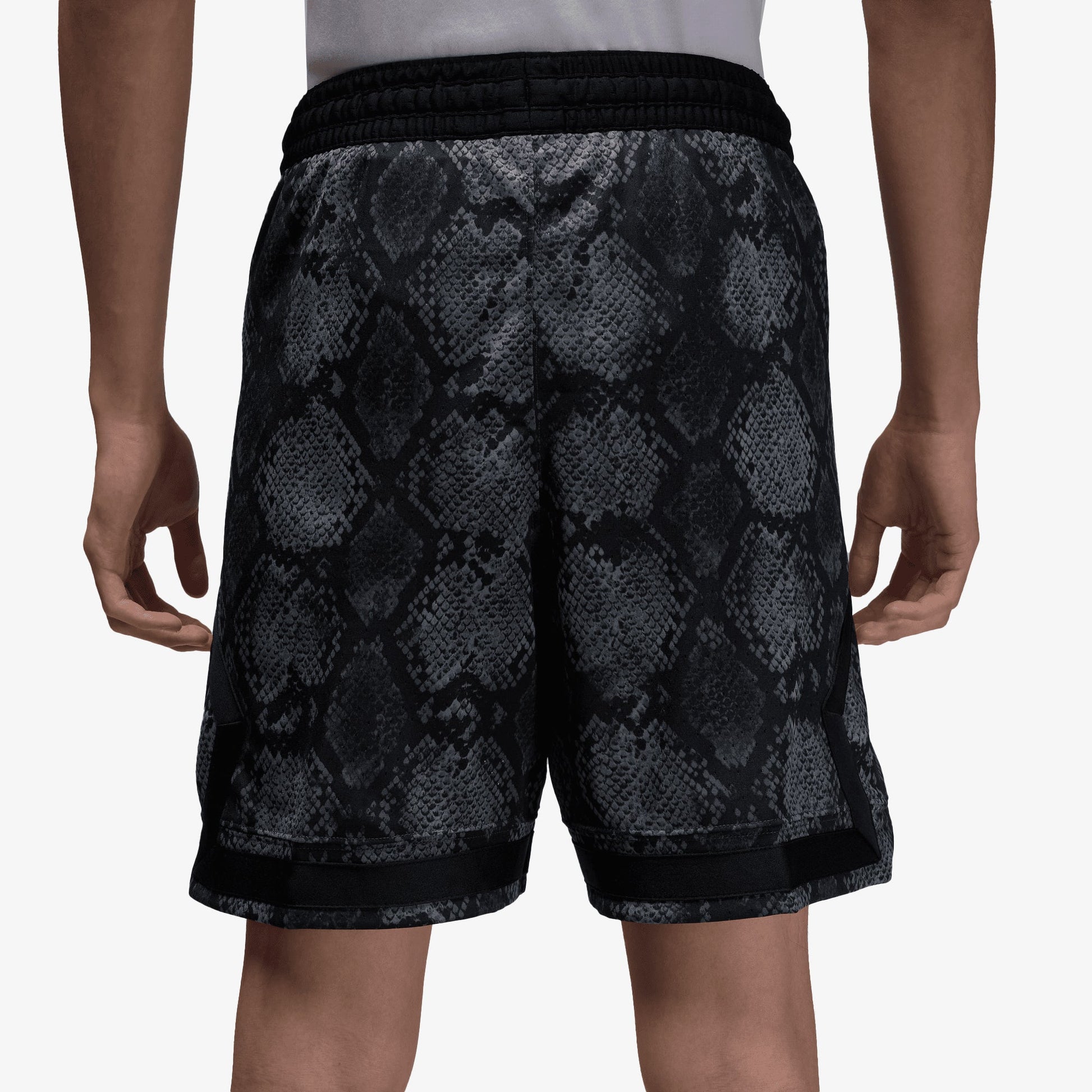 JORDAN | DRI-FIT MESH DIAMOND SHORTS { BLACK/BLACK