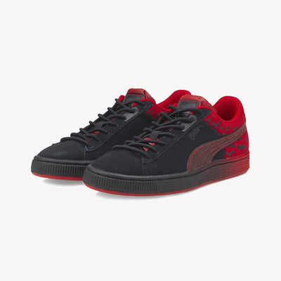 Puma | x BATMAN SUEDE CLASSIC YOUTH  { BLACK/RED