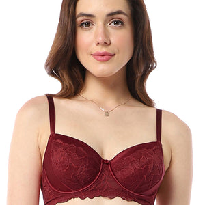 Eternal Bliss Non-padded Wired Bra - Rio Red