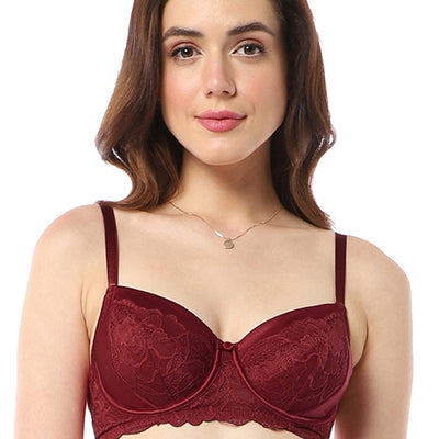 Eternal Bliss Non-padded Wired Bra - Rio Red