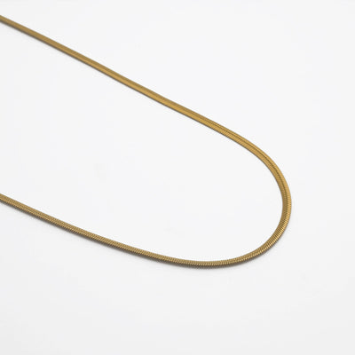 Gold Snake Necklace Chain For Women and Girls