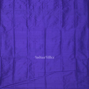 Purple Dual Tone Pasapali Sambalpuri Silk Saree