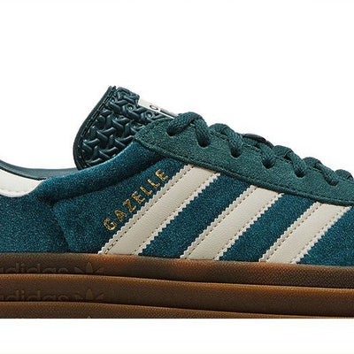 adidas Gazelle Bold Mineral Green Velvet (Women's)