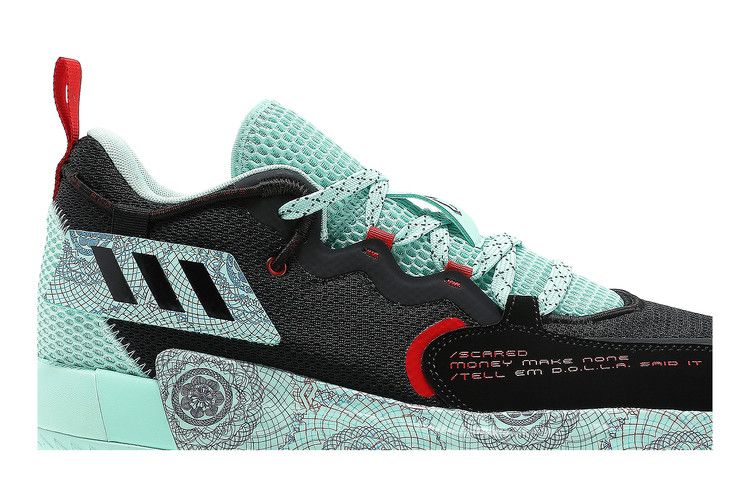 adidas Dame 7 EXTPLY Black Clear Mint
