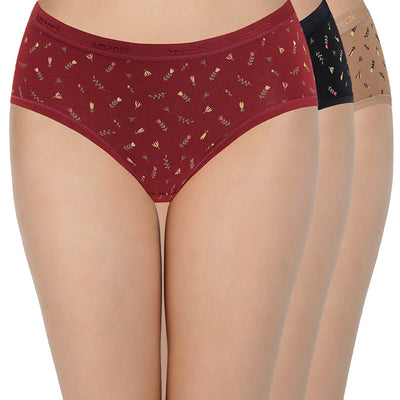 Print Low Rise Hipster Panties (Pack of 3)