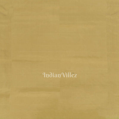 Blackberry Golden Floral Design Pure Kanjivaram Soft Silk Saree