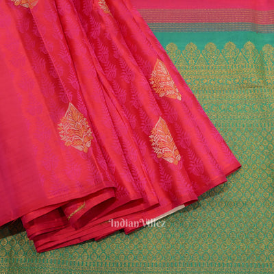 Pink Designer Kanjivaram Silk Saree