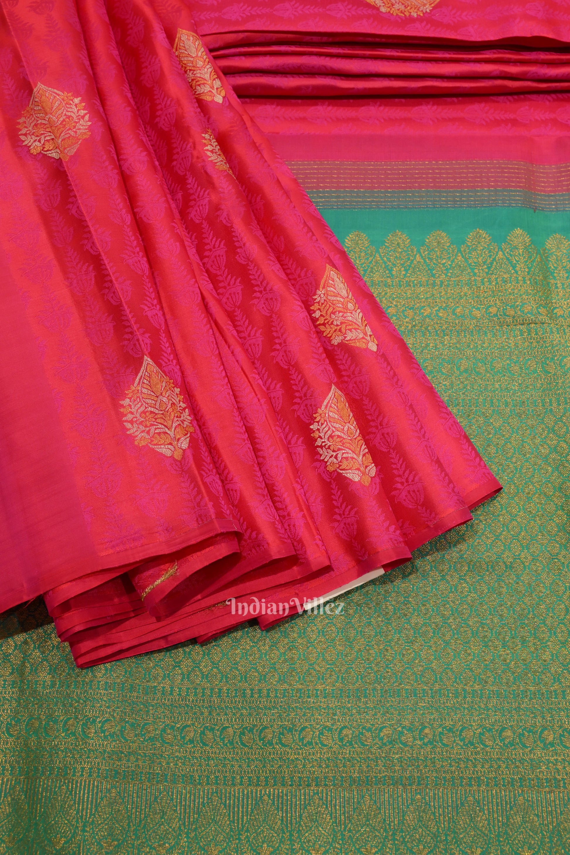Pink Designer Kanjivaram Silk Saree