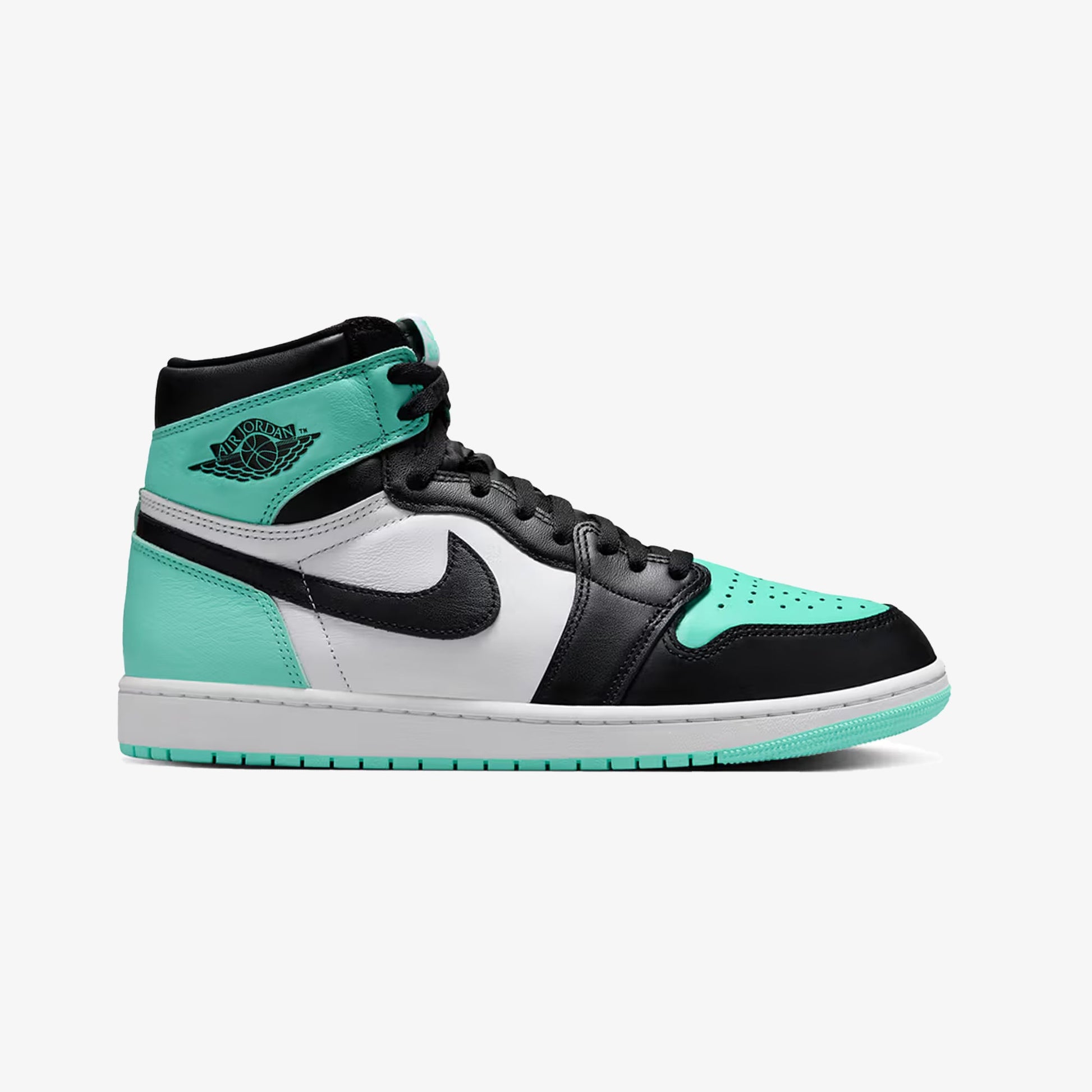Jordan | AIR JORDAN 1 RETRO HIGH OG  { WHITE/BLACK-GREEN GLOW