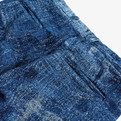 FDMTL | JACQUARD BORO PANTS RINSE - BORO { INDIGO
