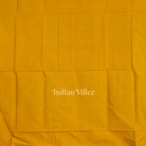 Rani Pink with Mustard Yellow Laxmi Pada Sambalpuri Silk Saree