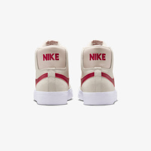 Nike | SB ZOOM BLAZER MID { PALE IVORY/NOBLE RED-SILT RED-WHITE