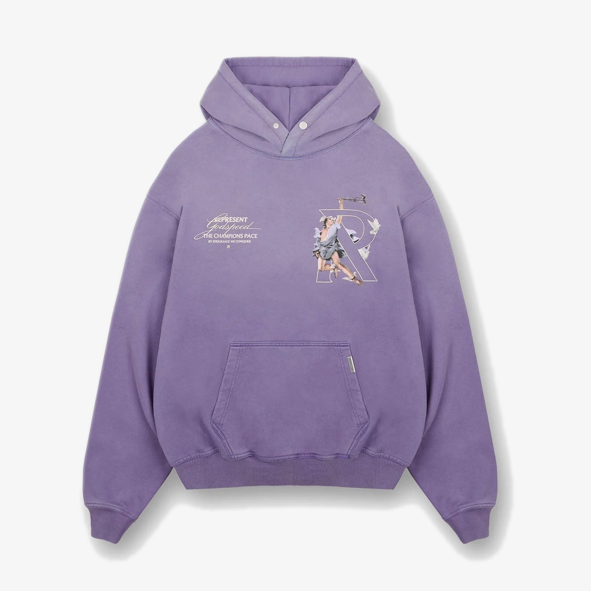 Represent | HERMES HOODIE { PURPLE