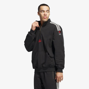 Adidas Originals | 100 THIEVES 1/2 ZIP  { BLACK