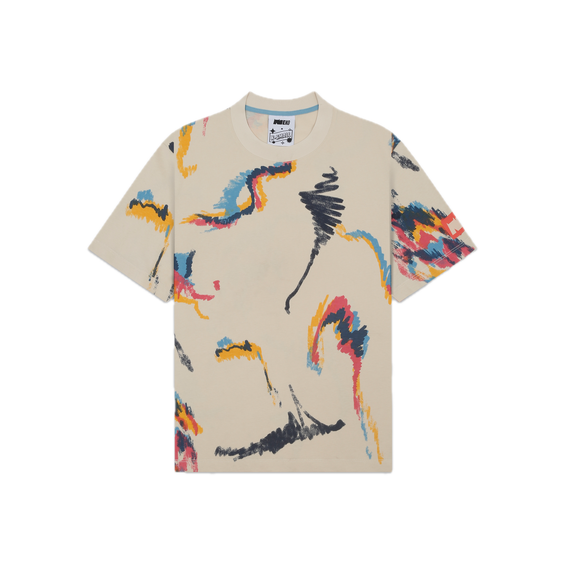 Multi Scribble T‐Shirt