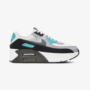 Nike | AIR MAX 90 LV8  { SUMMIT WHITE/SMOKE GREY-WOLF GREY-BLACK