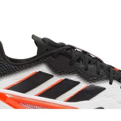 adidas Barricade White Black Solar Red