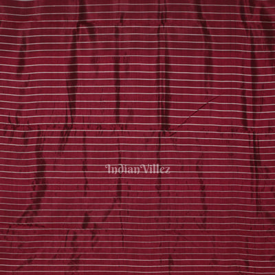 Wine Nabakothi Contemporary Designer Silk Saree