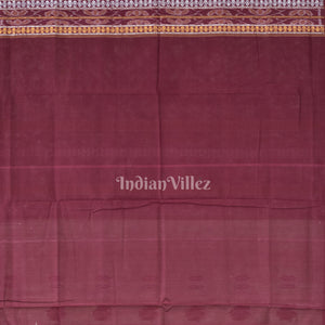 Camel Brown Odisha Ikat Sambalpuri Pure Cotton Saree