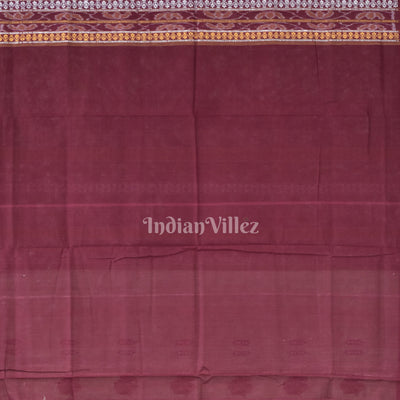 Camel Brown Odisha Ikat Sambalpuri Pure Cotton Saree