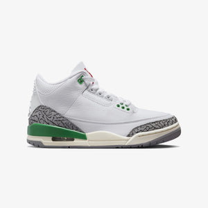 Jordan | AIR JORDAN 3 RETRO  { WHITE/VARSITY RED-LUCKY GREEN
