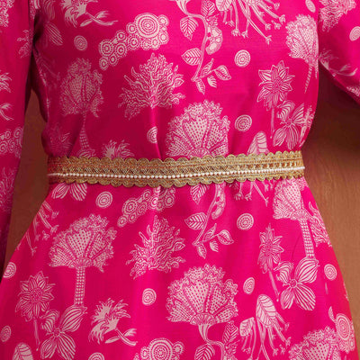 trueBrowns Gold Embellished Belt