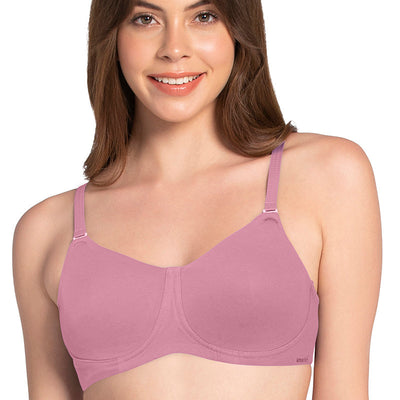 Essential Comfort Non-Padded Non-Wired Bra - Cashmere Rose